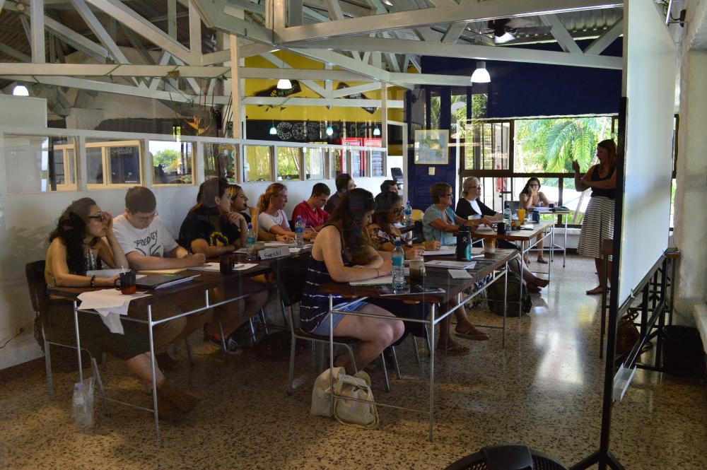 Trainees at Manuel Antonio Center 