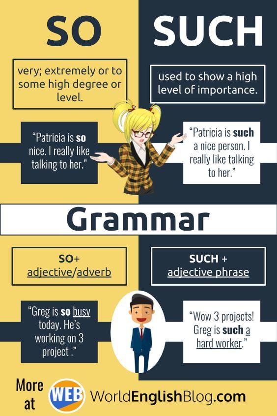 So and Such – The Differences in Usage | ️ ️ ️ ITTT