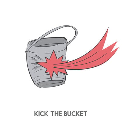 Idiom Quiz kick the bucket - All Things Topics